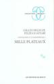 CAPITALISME ET SCHIZOPHRENIE T.2  -  MILLE PLATEAUX 